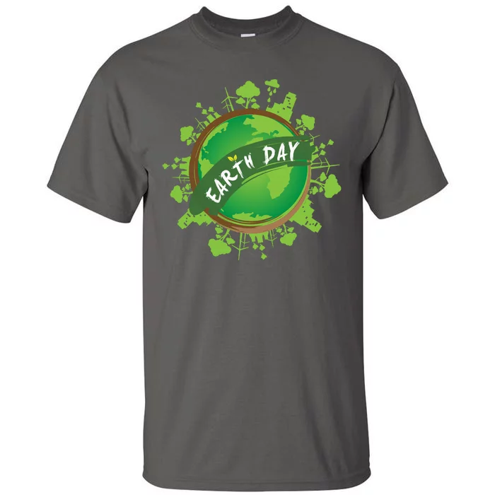 Earth Day Nature Globe Tall T-Shirt