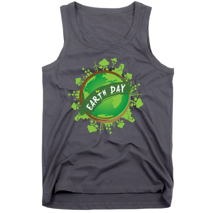 Earth Day Nature Globe Tank Top