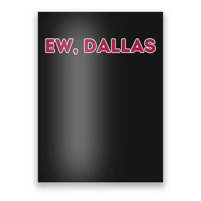 Ew Dallas New York Football Poster