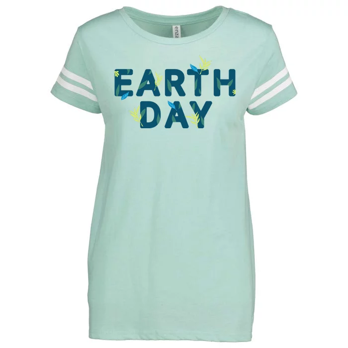 Earth Day Nature Enza Ladies Jersey Football T-Shirt