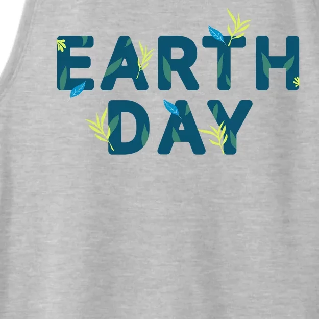 Earth Day Nature Ladies Tri-Blend Wicking Tank