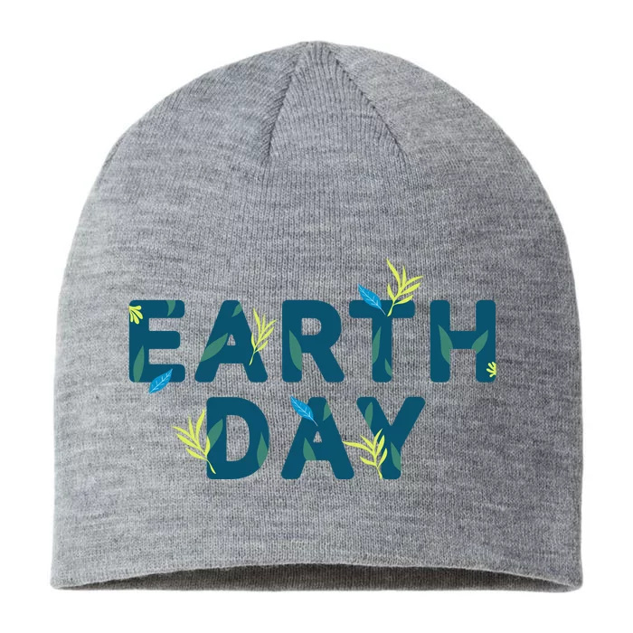 Earth Day Nature 8 1/2in Sustainable Knit Beanie