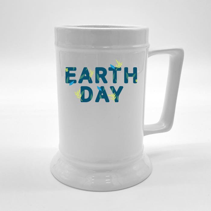 Earth Day Nature Front & Back Beer Stein