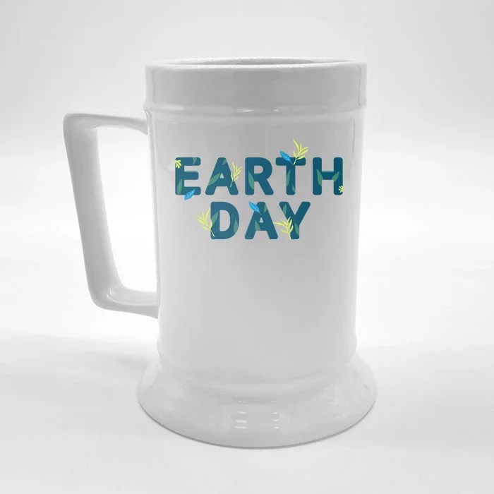 Earth Day Nature Front & Back Beer Stein