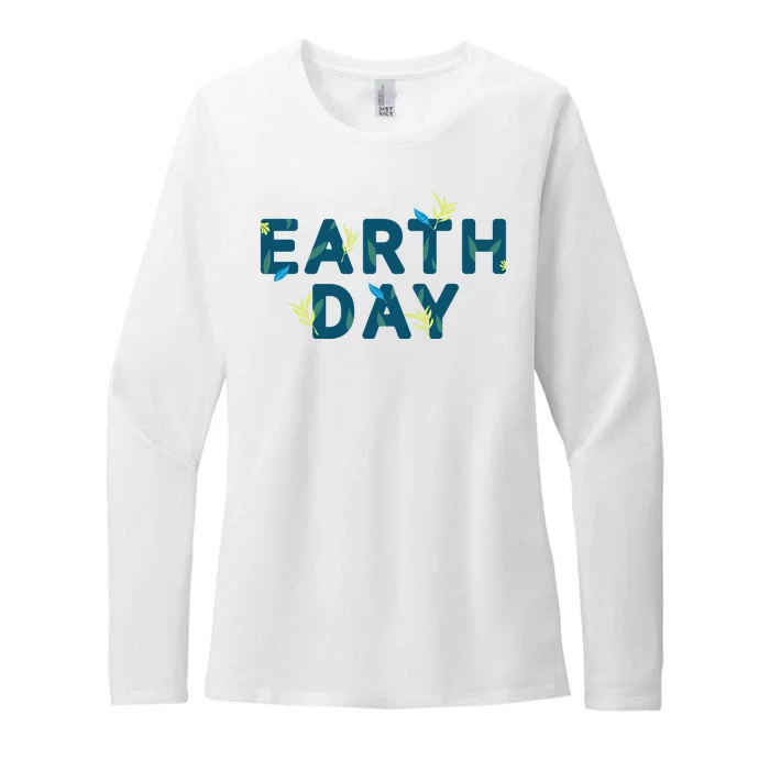 Earth Day Nature Womens CVC Long Sleeve Shirt