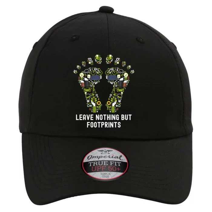 Earth Day Nature Footprints Planet Conservation Funny Gift The Original Performance Cap