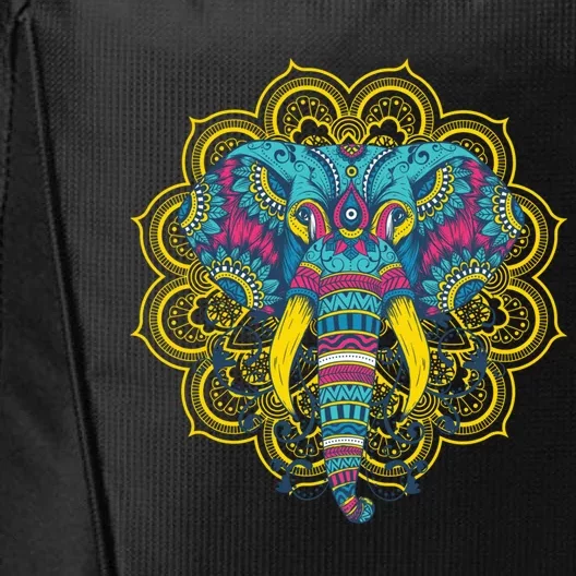 Elephant Dala Oriental Indian African Hinduism Yoga Gift Cool Gift City Backpack