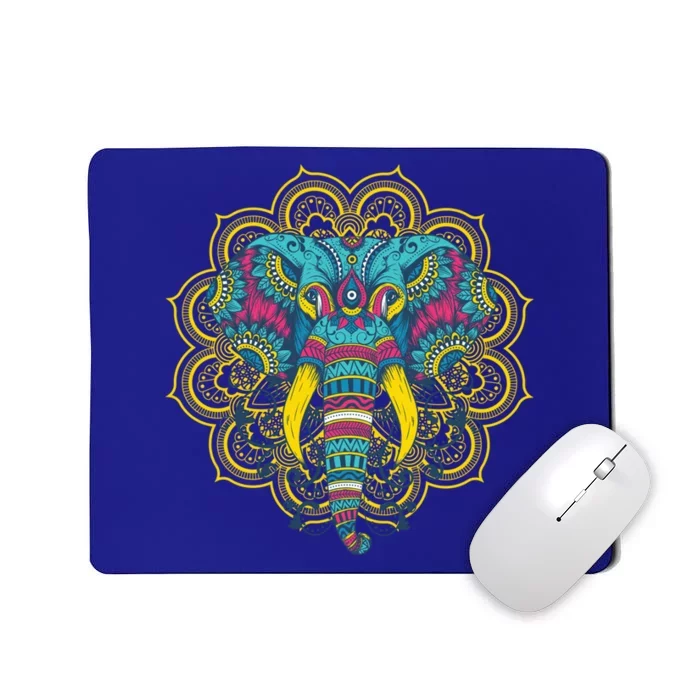 Elephant Dala Oriental Indian African Hinduism Yoga Gift Cool Gift Mousepad