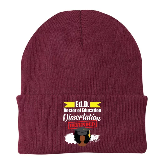 Edd Doctor Of Education Defended Doctorate Graduation Knit Cap Winter Beanie