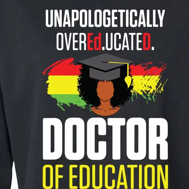 Edd Doctor Of Education Educated Doctorate Graduation Cropped Pullover Crew