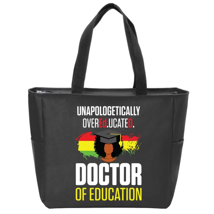 Edd Doctor Of Education Educated Doctorate Graduation Zip Tote Bag