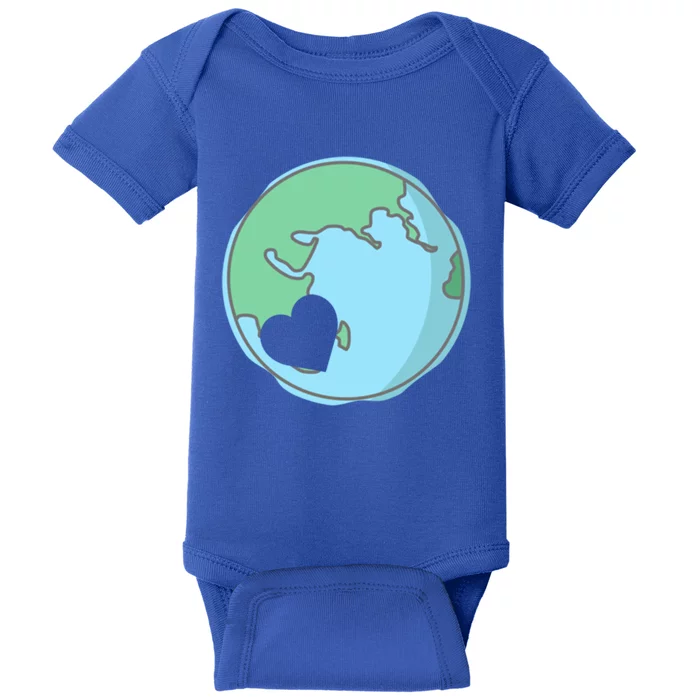 Earth Day One Love Protect The Nature Save Earth Lover Gift Funny Gift Baby Bodysuit