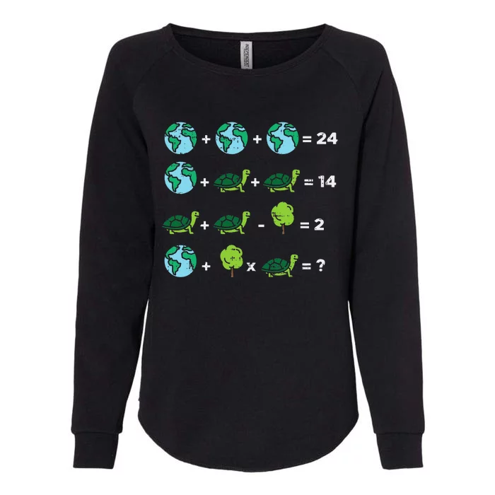 Earth Day Order Of Operations Quiz Funny Math Teacher Gift Womens California Wash Sweatshirt