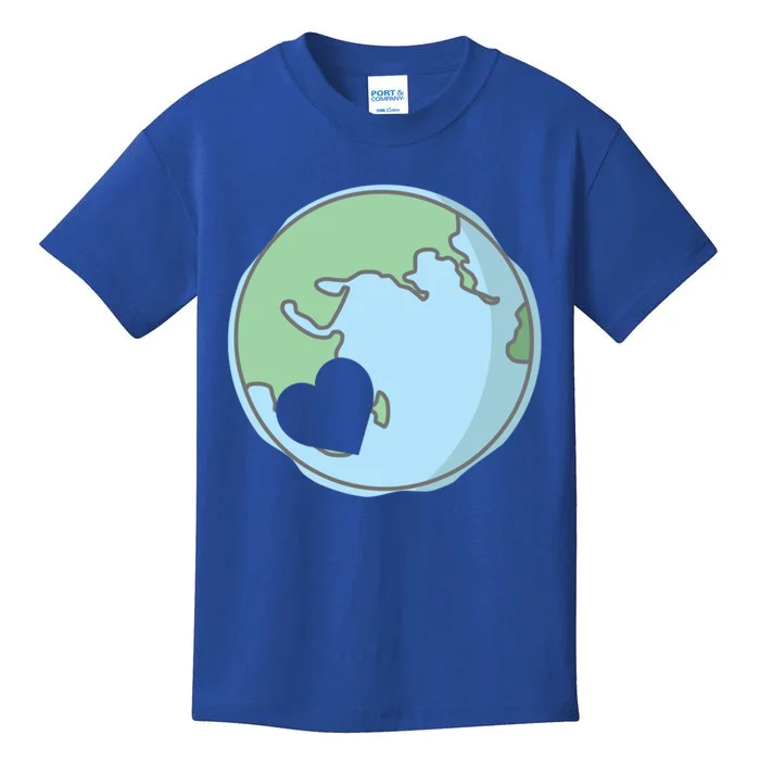 Earth Day One Love Protect The Nature Save Earth Lover Gift Funny Gift Kids T-Shirt