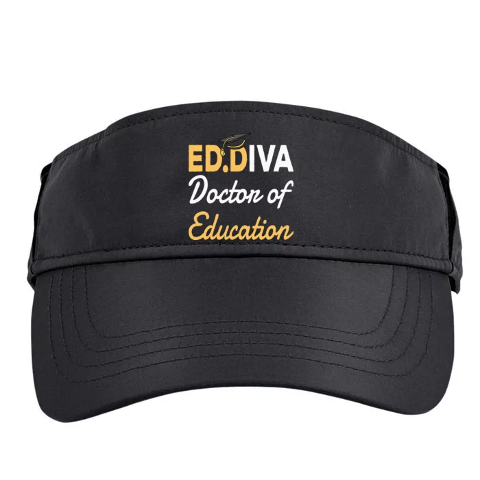 EdD Doctor Of Education Ed.D Diva Doctoral Degree Adult Drive Performance Visor