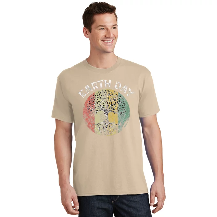 Earth Day Planet Anniversary Earth Day Everyday Vintage Gift T-Shirt