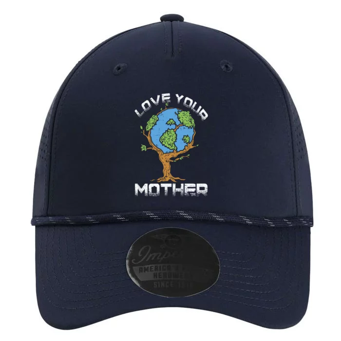 Earth Day Peace Sign Love Your Mother Vintage Performance The Dyno Cap