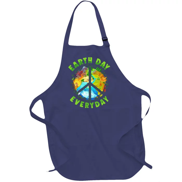 Earth Day Planet Anniversary Everyday Womens Full-Length Apron With Pocket