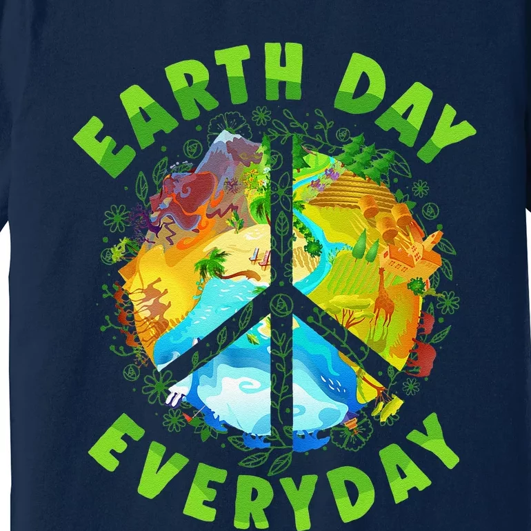 Earth Day Planet Anniversary Everyday Womens Premium T-Shirt