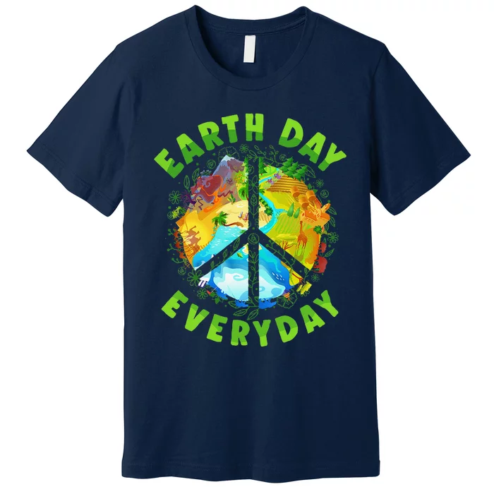 Earth Day Planet Anniversary Everyday Womens Premium T-Shirt