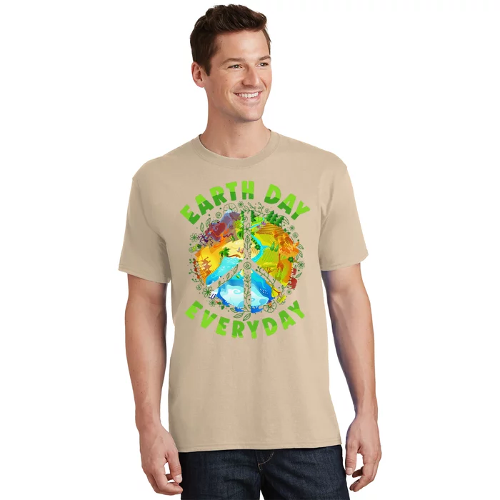 Earth Day Planet Anniversary Everyday Womens T-Shirt