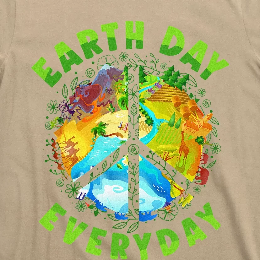 Earth Day Planet Anniversary Everyday Womens T-Shirt