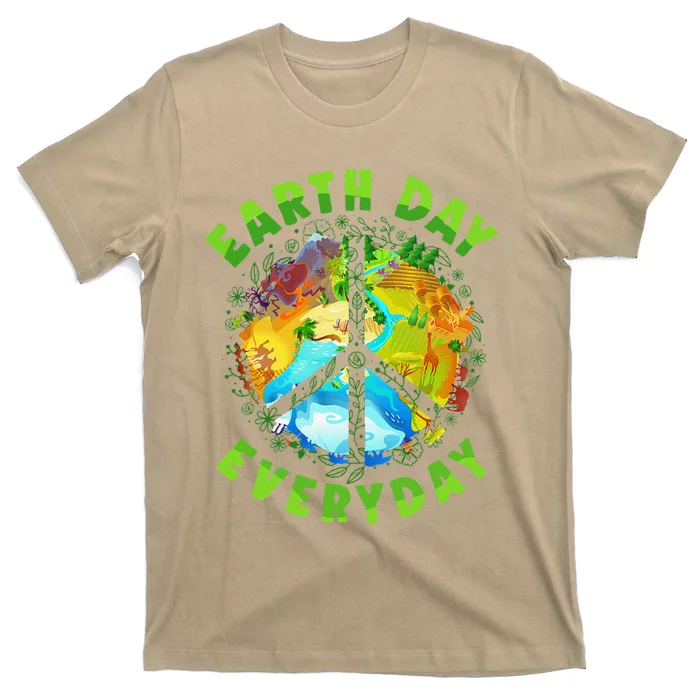 Earth Day Planet Anniversary Everyday Womens T-Shirt