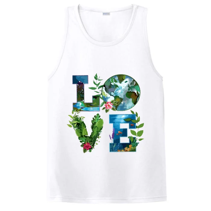 Earth Day Planet Anniversary Earth Day Everyday Performance Tank