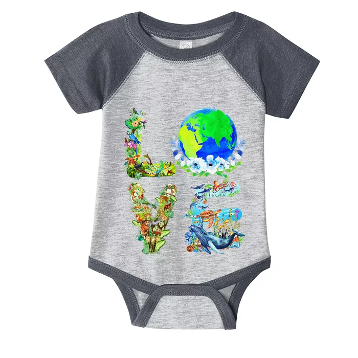 Earth Day Planet Anniversary Earth Day Everyday Infant Baby Jersey Bodysuit