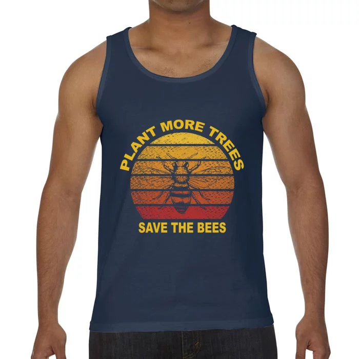 Earth Day Plant More Trees Save The Bees Clean The Seas Great Gift Comfort Colors® Tank Top