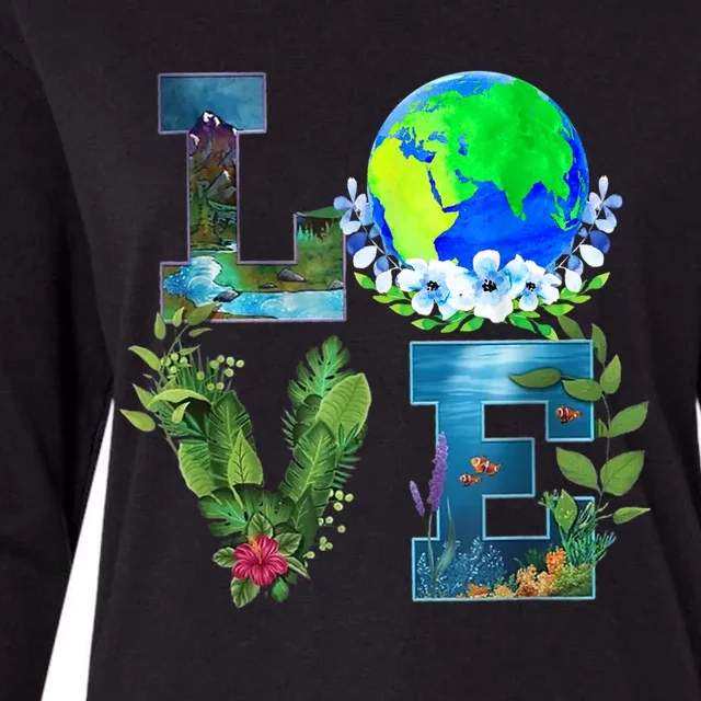 Earth Day Planet Anniversary Earth Day Everyday Funny Gift Womens Cotton Relaxed Long Sleeve T-Shirt