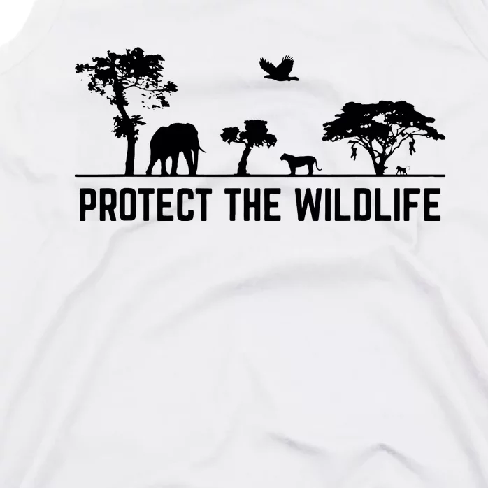 Earth Day Protect The Wildlife Safari Animal Conservancy Nature Tank Top