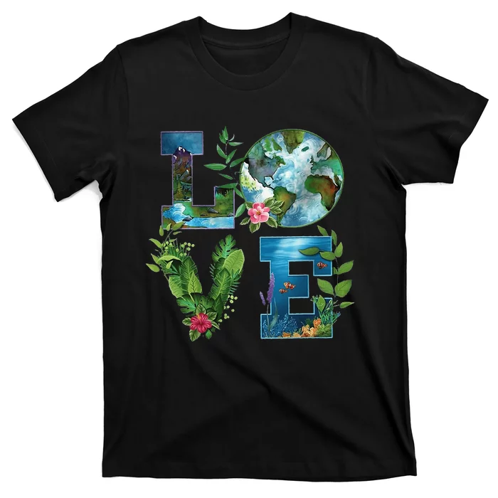 Earth Day Planet Anniversary Earth Day Everyday T-Shirt