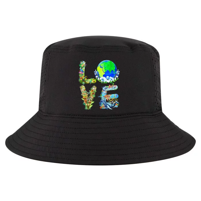 Earth Day Planet Anniversary Earth Day Everyday Cool Comfort Performance Bucket Hat