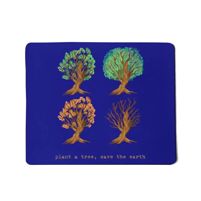 Earth Day Plant A Tree Save The Earth Love The Planet Retro Cute Gift Mousepad