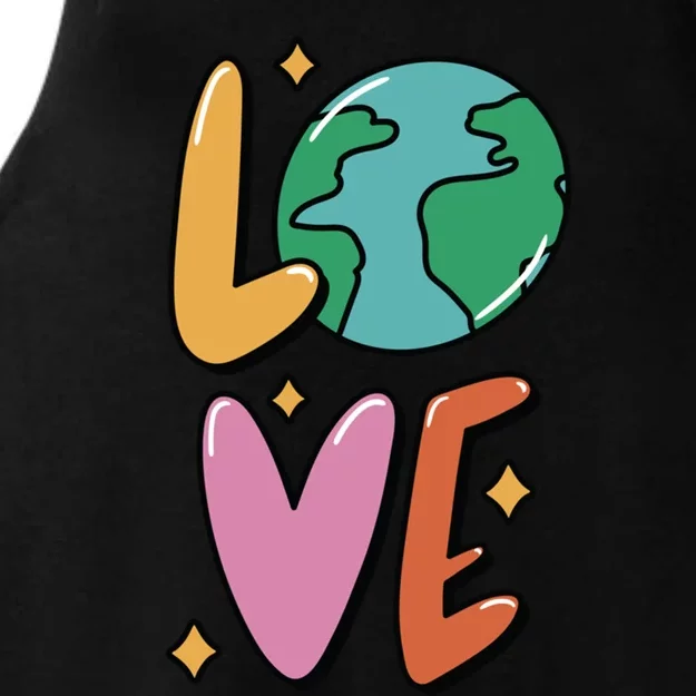 Earth Day Planet Anniversary Love Earth Day Environtal Great Gift Ladies Tri-Blend Wicking Tank