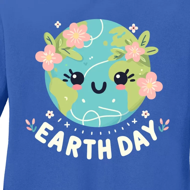 Earth Day Quote Collection Embrace NatureS Beauty Gift Ladies Long Sleeve Shirt