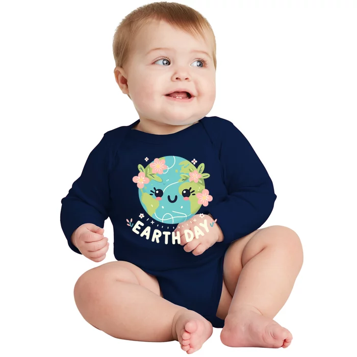 Earth Day Quote Collection Embrace NatureS Beauty Gift Baby Long Sleeve Bodysuit