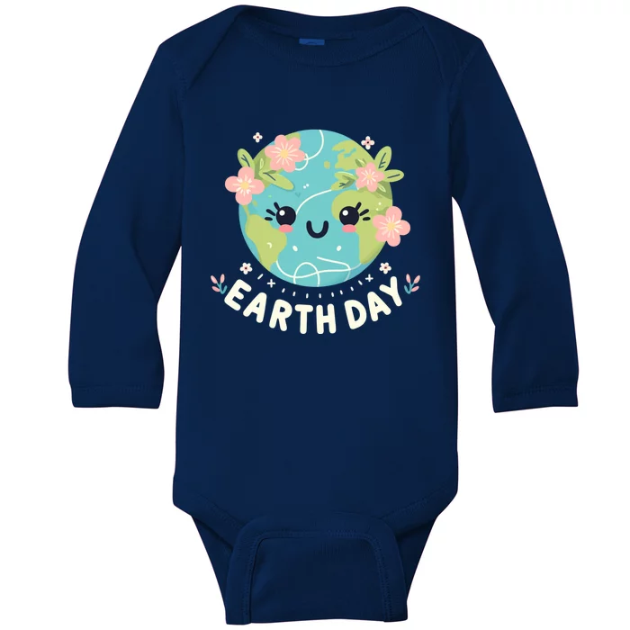 Earth Day Quote Collection Embrace NatureS Beauty Gift Baby Long Sleeve Bodysuit