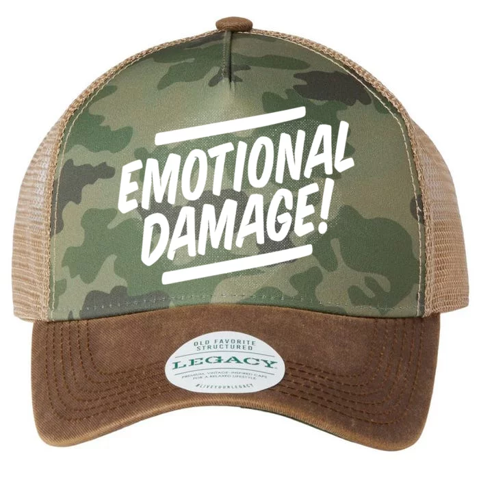 Emotional Damage Quote Legacy Tie Dye Trucker Hat