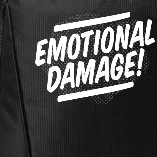 Emotional Damage Quote City Backpack