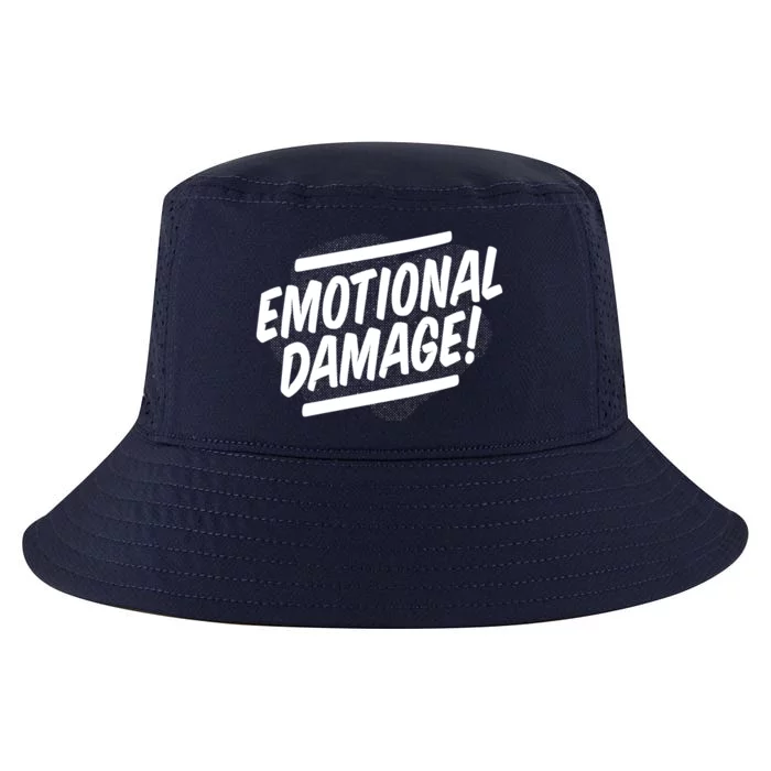 Emotional Damage Quote Cool Comfort Performance Bucket Hat