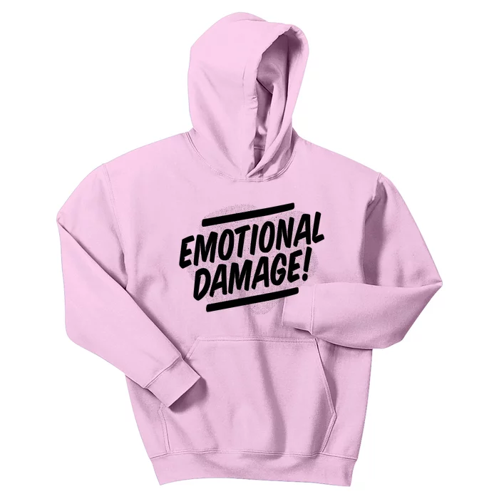 Emotional Damage Quote Kids Hoodie