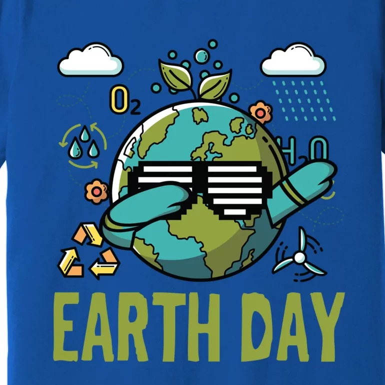 Earth Day Rocks Dabbing Dance Protect Our Earth Gift Premium T-Shirt