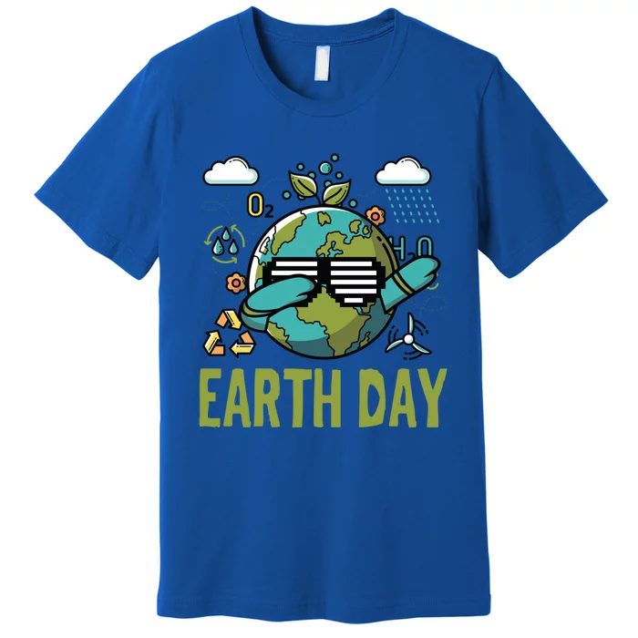 Earth Day Rocks Dabbing Dance Protect Our Earth Gift Premium T-Shirt