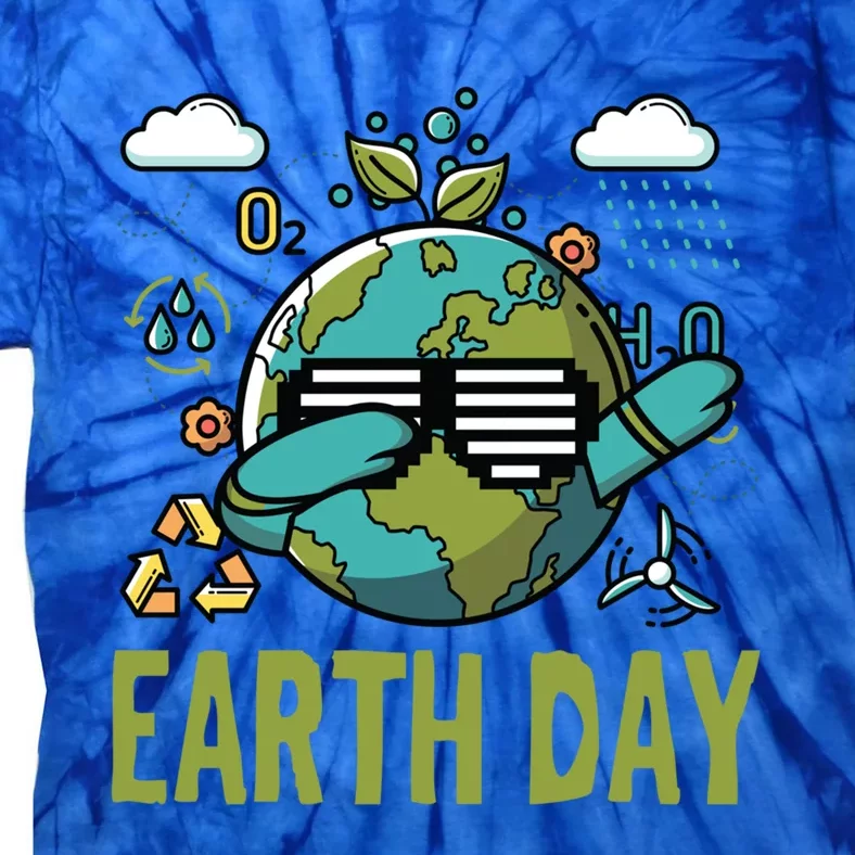 Earth Day Rocks Dabbing Dance Protect Our Earth Gift Tie-Dye T-Shirt