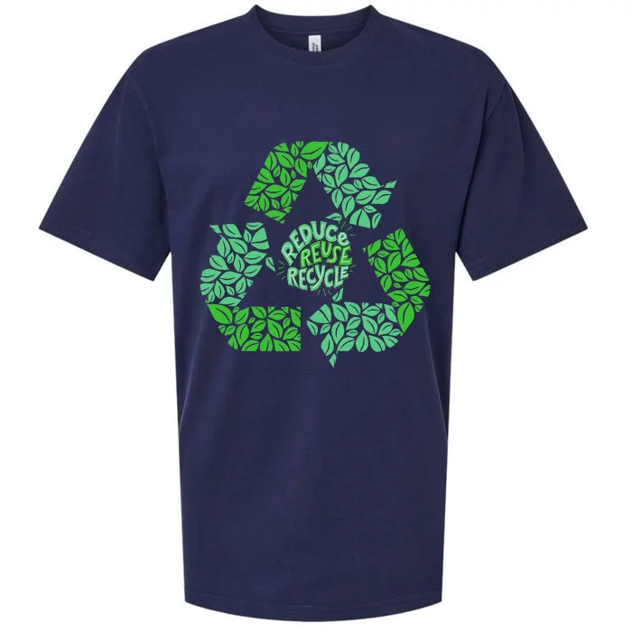 Earth Day Recycle Logo Vintage Recycling Gift Sueded Cloud Jersey T-Shirt