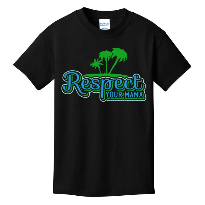 Earth Day Respect Your Mama Kids T-Shirt