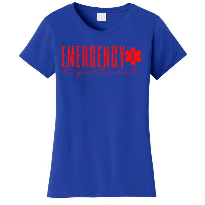 Emergency Departt Room Er Nurse Registered Gift Women's T-Shirt