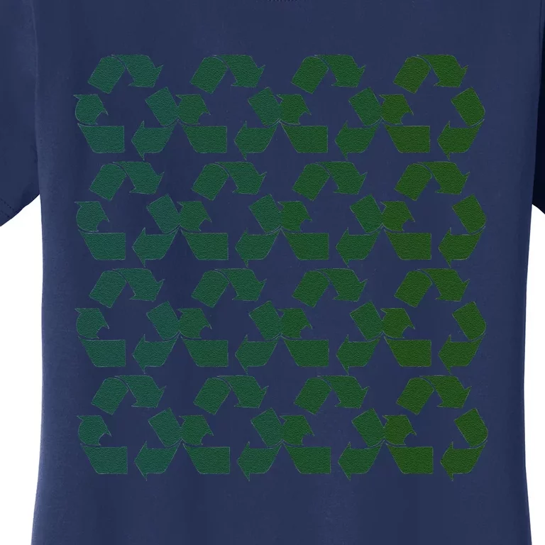 Earth Day Reduce Reuse Recycle Symbol Women's T-Shirt